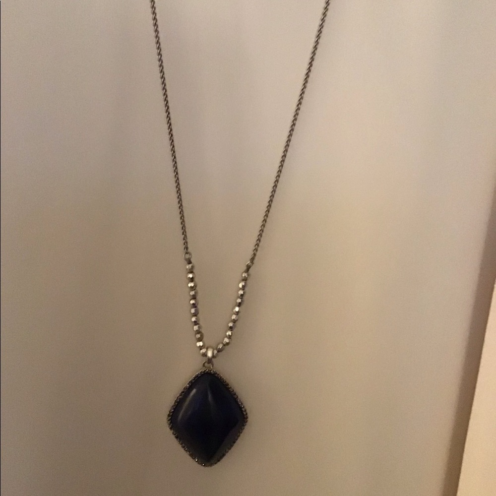 Lucky Brand Blue Stone  Necklace
